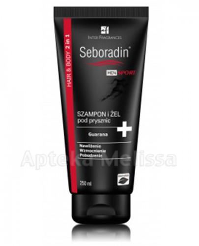 SEBORADIN MEN SPORT 2W1 Szampon i żel pod prysznic - 250 ml - Apteka internetowa Melissa