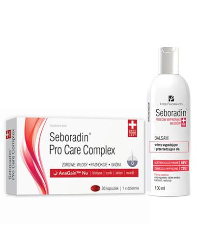  SEBORADIN Pro Care Complex - 30 kaps. Redukuje wypadanie włosów + Seboradin Balsam przeciw wypadaniu włosów - 100 ml  - Apteka internetowa Melissa  