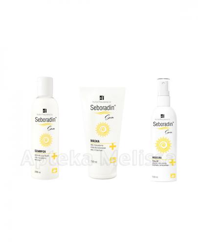 SEBORADIN SUN Zestaw Ochrona włosów i koloru przed promieniowaniem UV: szampon - 200 ml + maska - 150 ml + mgiełka - 100 ml - Apteka internetowa Melissa