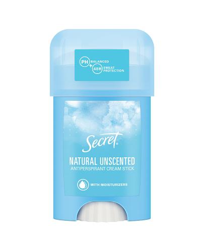  Secret Natural Unscented Antyperspirant kremowy dla kobiet, 40 ml, cena, opinie, wskazania - Apteka internetowa Melissa  