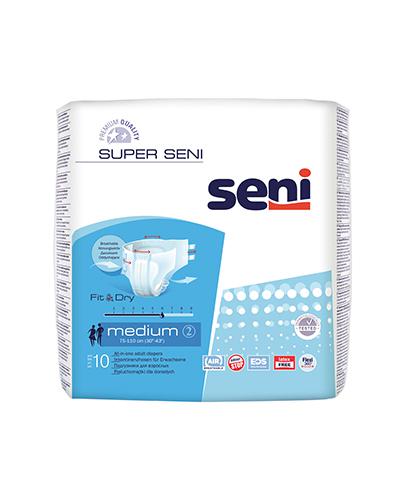  Seni Super Seni Medium A10 Pieluchomajtki, 10 sztuk - Apteka internetowa Melissa  