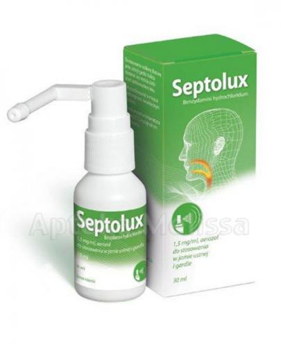 SEPTOLUX Aerozol do jamy ustnej i gardła - 30 ml - Apteka internetowa Melissa
