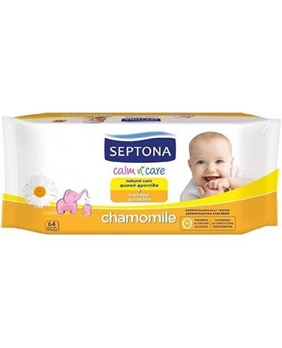  Septona Baby Chamomile Chusteczki nawilżane dla dzieci - 64 szt. - cena, opinie, właściwości - Apteka internetowa Melissa  