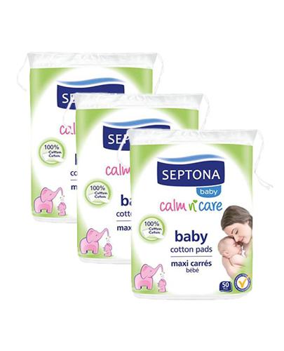  Septona Baby płatki kosmetyczne dla niemowląt, 3 x 50 szt. - Apteka internetowa Melissa  