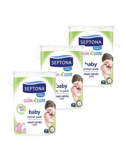 Septona Baby płatki kosmetyczne dla niemowląt, 3 x 90 szt. - Apteka internetowa Melissa  