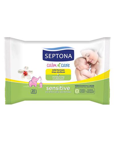  Septona Baby Sensitive Chusteczki dla dzieci, 20 szt., cena, opinie, stosowanie - Apteka internetowa Melissa  