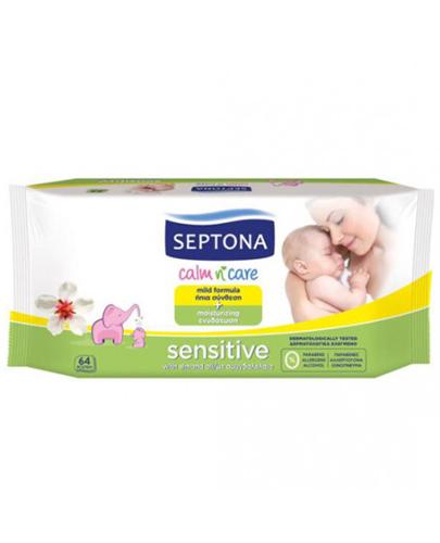  Septona Baby Sensitive Chusteczki nawilżane dla dzieci, 64 szt., cena, opinie, właściwości - Apteka internetowa Melissa  