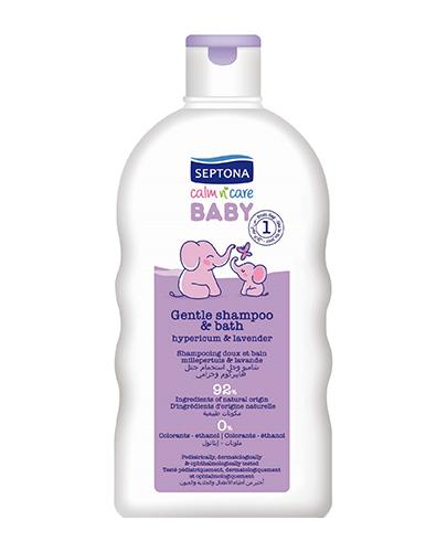  Septona Baby Shampoo & Bath z dziurawcem i lawendą, 200 ml + Septona Baby Chamomile Chusteczki nawilżane, 12 szt. - Apteka internetowa Melissa  