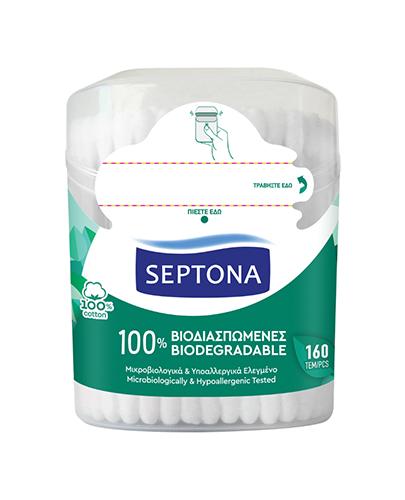  Septona Ecolife Biodegradowalne Patyczki higieniczne, 160 sztuk - Apteka internetowa Melissa  