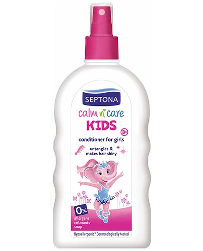  Septona Kids, odżywka w sprayu do włosów dla dziewczynek, 200 ml + Septona Baby Chamomile Chusteczki nawilżane, 12 szt. - Apteka internetowa Melissa  