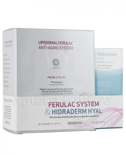 SESDERMA LIPOSOMAL FERLAC ANTI-AGING SYSTEM Antyoksydacja, profilaktyka i terapia fotostarzenia - 30 + 30 ml + HIDRADERM HYAL Serum lipoosomowe - 30ml - Apteka internetowa Melissa