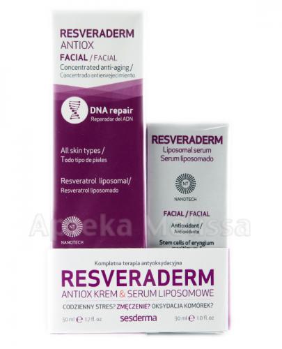  SESDERMA ZESTAW RESVERADERM ANTIOX Krem - 50 ml + Serum liposomowe - 30 ml - Apteka internetowa Melissa  