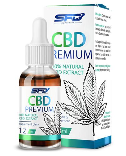 SFD CBD Premium Natural Extract 10%, 12 ml, cena, opinie, skład