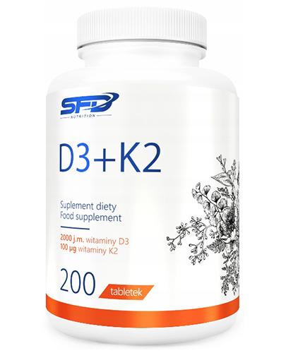 SFD Nutrition D3 + K2 - 200 tabl. - cena, opinie, wskazania