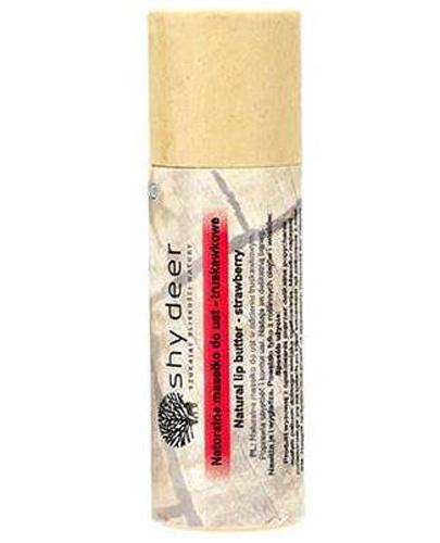 Shy Deer Naturalne masełko do ust - truskawkowe - 12 ml - cena, opinie, skład - Apteka internetowa Melissa