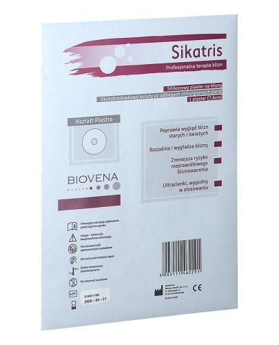 SIKATRIS Silikonowe plastry na blizny 10cm x 10cm - 1 szt. - Apteka internetowa Melissa