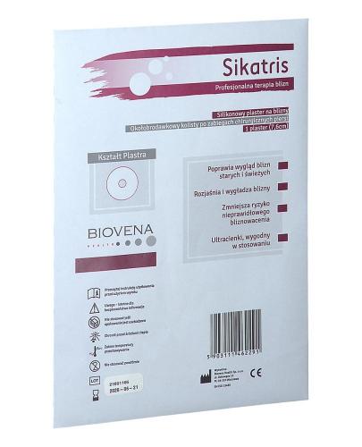  SIKATRIS Silikonowe plastry na blizny 10cm x 10cm - 1 szt. - Apteka internetowa Melissa  