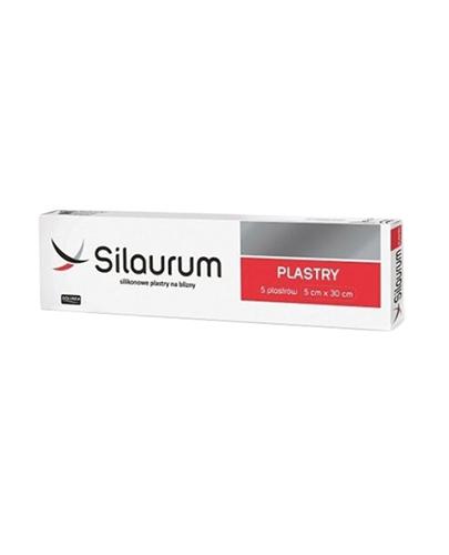  SILAURUM Silikonowe plastry na blizny 5x30 cm - 5 szt. - Apteka internetowa Melissa  