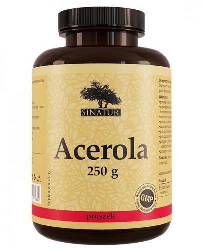 SINATUR Acerola w proszku - 250 g. Naturalna witamina C. - Apteka internetowa Melissa
