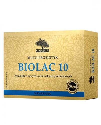 SINATUR Biolac 10 - 10 kaps.(PROBIOTYK 10 szczepów) - Apteka internetowa Melissa