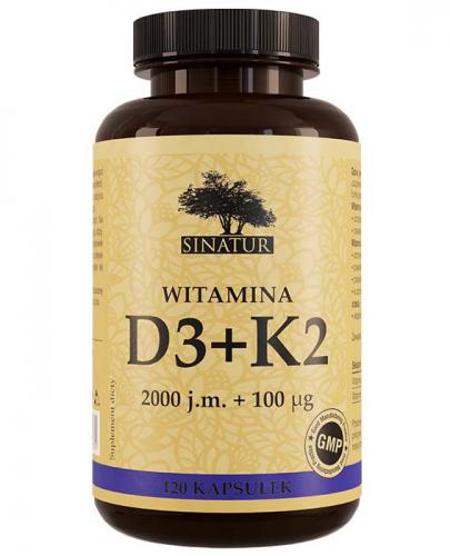 SINATUR WITAMINA D3 + K2 - 120 kaps. - Drogeria Melissa