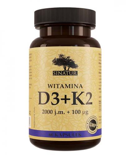 SINATUR WITAMINA D3 + K2 - 60 kaps. - Drogeria Melissa