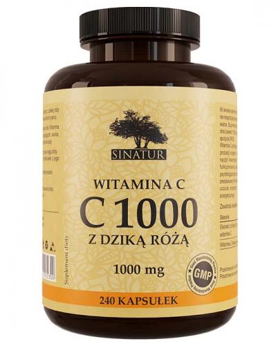 SINATUR WITAMINA C 1000 mg - 240 kaps. - Apteka internetowa Melissa