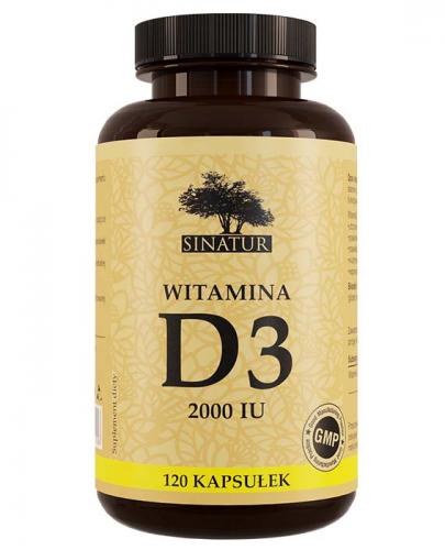 SINATUR WITAMINA D3 2000 j.m. - 120 kaps. - Apteka internetowa Melissa