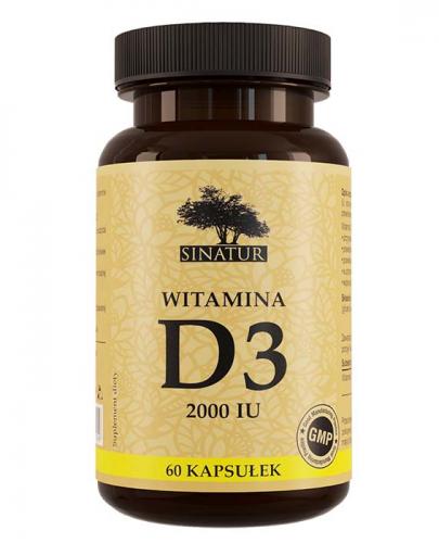 SINATUR WITAMINA D3 2000 j.m. - 60 kaps. - Apteka internetowa Melissa