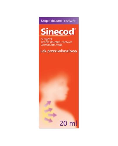 SINECOD Krople doustne na kaszel, 20 ml - Apteka internetowa Melissa