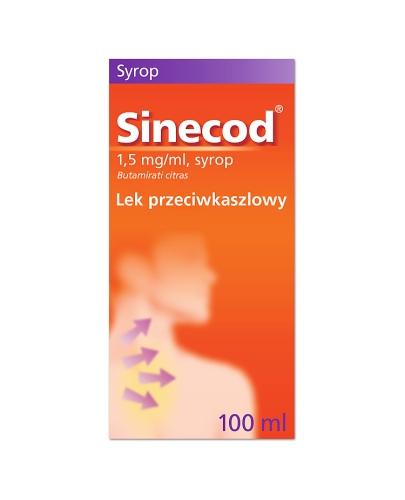 SINECOD Syrop na kaszel - 100 ml - Apteka internetowa Melissa