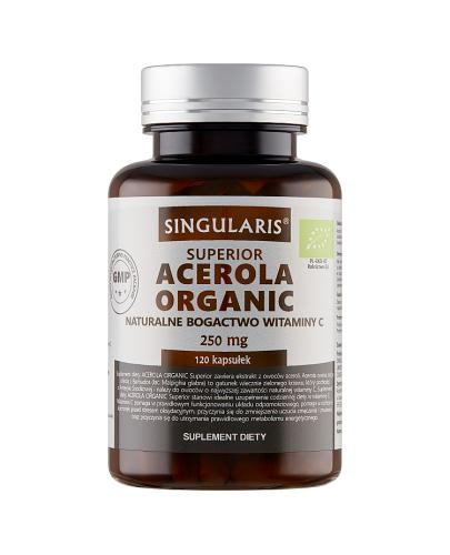  SINGULARIS SUPERIOR ACEROLA ORGANIC 250 mg - 120 kaps. - Apteka internetowa Melissa  