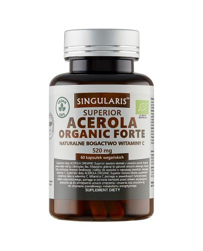  Singularis Superior Acerola Organic Forte 520 mg, 60 kapsułek - Apteka internetowa Melissa  