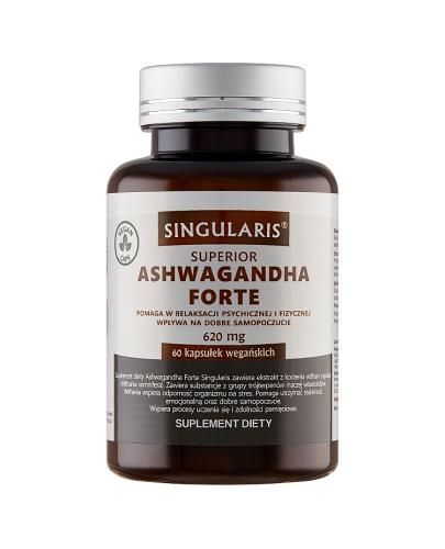  Singularis Superior Ashwagandha Forte 620 mg - 60 kaps.- cena, opinie, właściwości - Apteka internetowa Melissa  