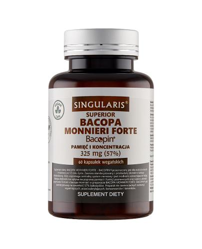  Singularis Superior Bacopa Monnieri Forte - Bacopin 325 mg - 60 kapsułek - Apteka internetowa Melissa  