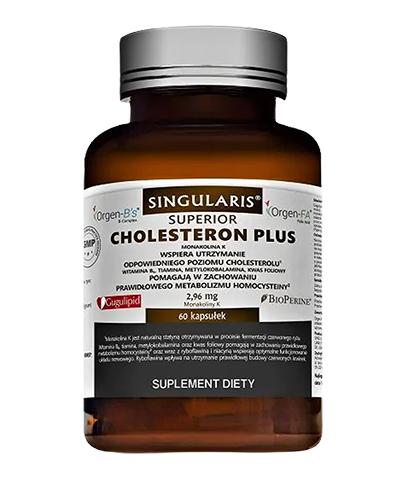  Singularis Superior Cholesteron Plus, 60 kaps., cena, wskazania, właściwości - Apteka internetowa Melissa  