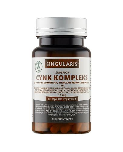 Singularis Superior Cynk Kompleks - 60 kaps. - cena, opinie, właściwości