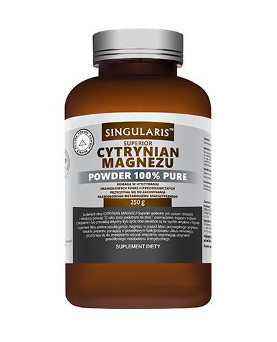  Singularis Superior Cytrynian Magnezu Powder 100 % Pure - 250 g - cena, opinie, właściwości - Apteka internetowa Melissa  