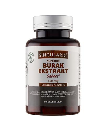 Singularis Superior Ekstrakt z buraka 450 mg - 60 kaps. - cena, opinie, wskazania - Apteka internetowa Melissa
