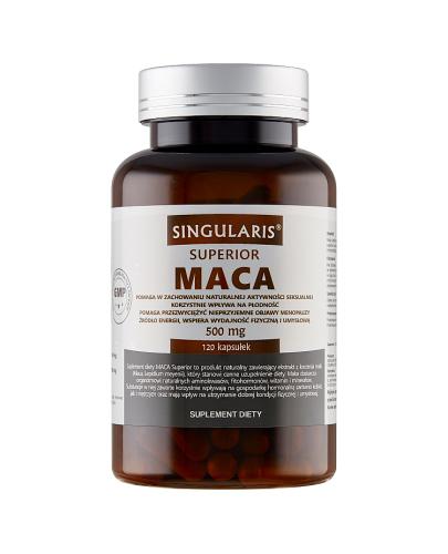  Singularis Superior Maca 500 mg - 120 kaps. - cena, opinie, właściwości - Apteka internetowa Melissa  