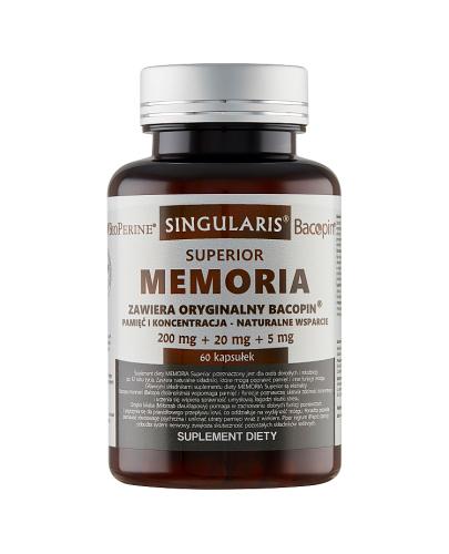 SINGULARIS SUPERIOR MEMORIA Pamięć i koncentracja - 60 kaps. - Apteka internetowa Melissa