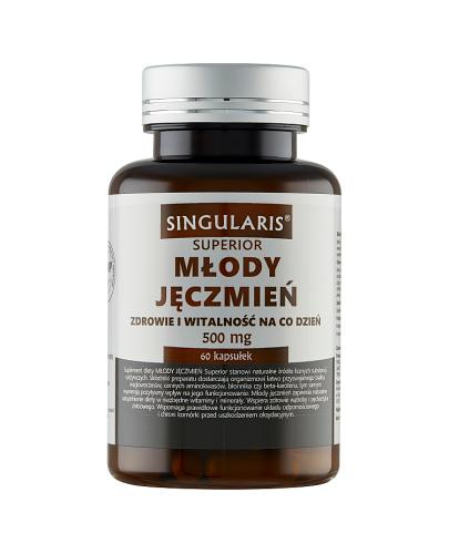 SINGULARIS SUPERIOR MŁODY JĘCZMIEŃ 500 mg - 60 kaps.