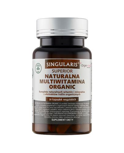  Singularis Superior Naturalna Multiwitamina Organic - 30 kaps. - cena, opinie, właściwości - Apteka internetowa Melissa  