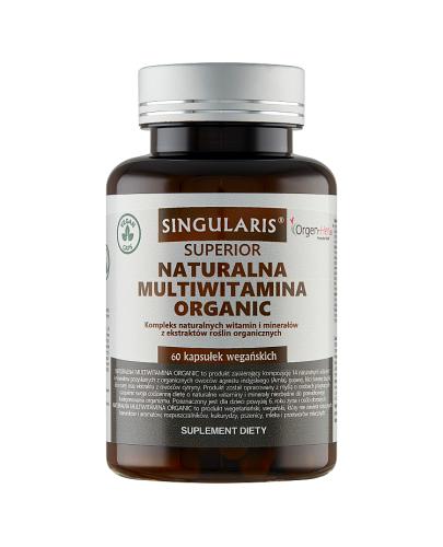  Singularis Superior Naturalna Multiwitamina Organic - 60 kaps. - cena, opinie, właściwości - Apteka internetowa Melissa  