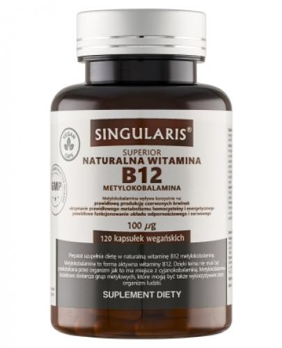  SINGULARIS SUPERIOR Naturalna witamina B12, 100 µg, 120 kapsułek - Apteka internetowa Melissa  
