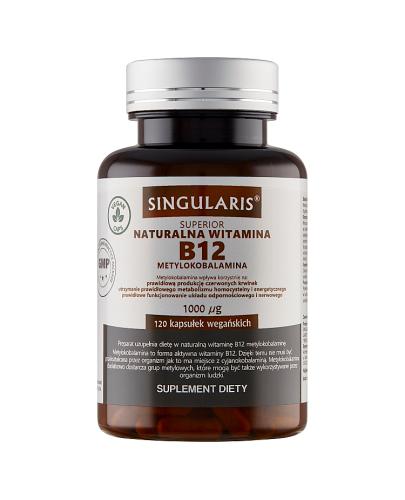  SINGULARIS SUPERIOR Naturalna witamina B12, 1000 µg, 120 kapsułek - Apteka internetowa Melissa  
