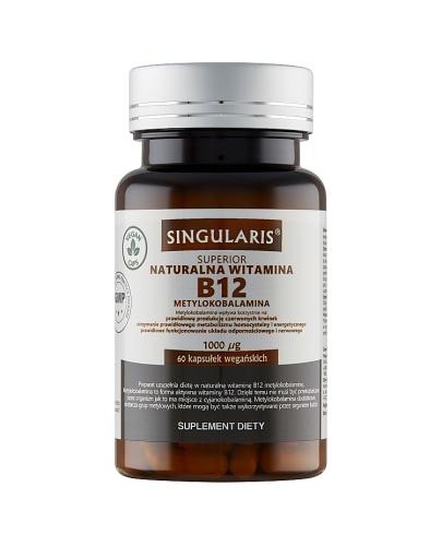  SINGULARIS SUPERIOR Naturalna witamina B12 1000 µg, 60 kapsułek - Apteka internetowa Melissa  