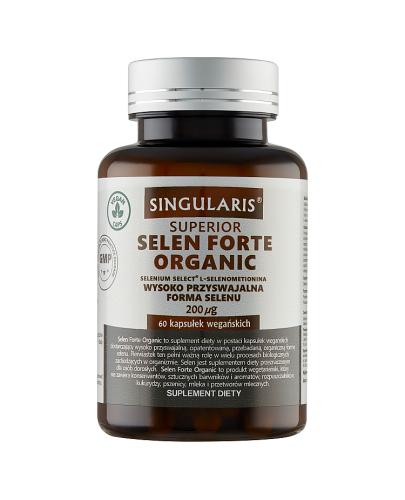  Singularis Superior Selen Forte Organic 200 ug -  60 kaps. - cena, opinie, właściwości - Apteka internetowa Melissa  