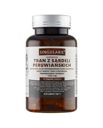  Singularis Superior Tran z Sardeli Peruwiańskich 1000 mg - 120 kaps. - cena, opinie, stosowanie - Apteka internetowa Melissa  