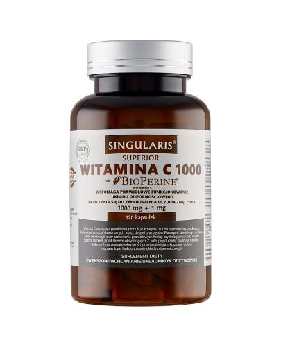 SINGULARIS SUPERIOR WITAMINA C 1000 + BIOPERINE - 120 kaps. - Apteka internetowa Melissa